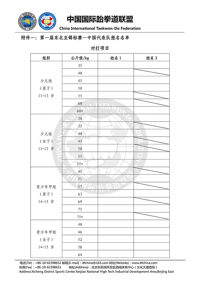 关于选拔“第一届东北亚ITF跆拳道锦标赛”中国代表队选手的通知(1)-2.jpg